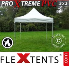 Reklamtält FleXtents Xtreme Heavy Duty 3x3m, Vit
